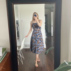 Mango floral skirt set